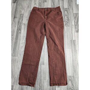 (3/$35) Gloria Vanderbilt Jeans Womens 12 Amanda High Rise Straight Leg Pants